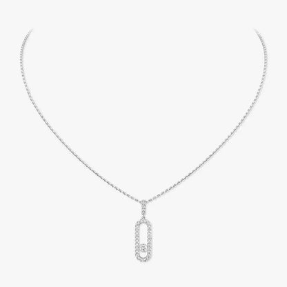 [Sprite Jewelry]Move Uno Diamond Necklace in Rose Gold