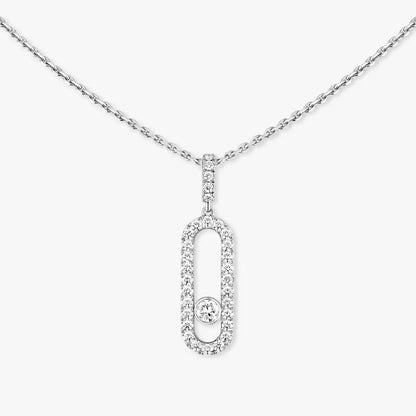 [Sprite Jewelry]Move Uno Diamond Necklace in Rose Gold