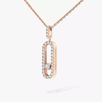 [Sprite Jewelry]Move Uno Diamond Necklace in Rose Gold