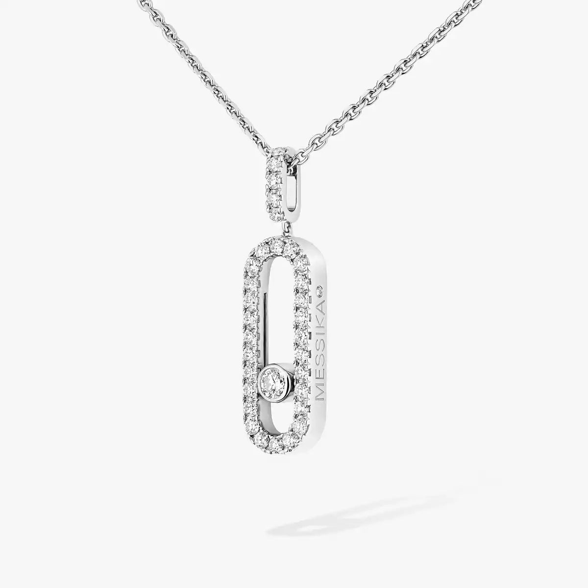 [Sprite Jewelry]Move Uno Diamond Necklace in Rose Gold
