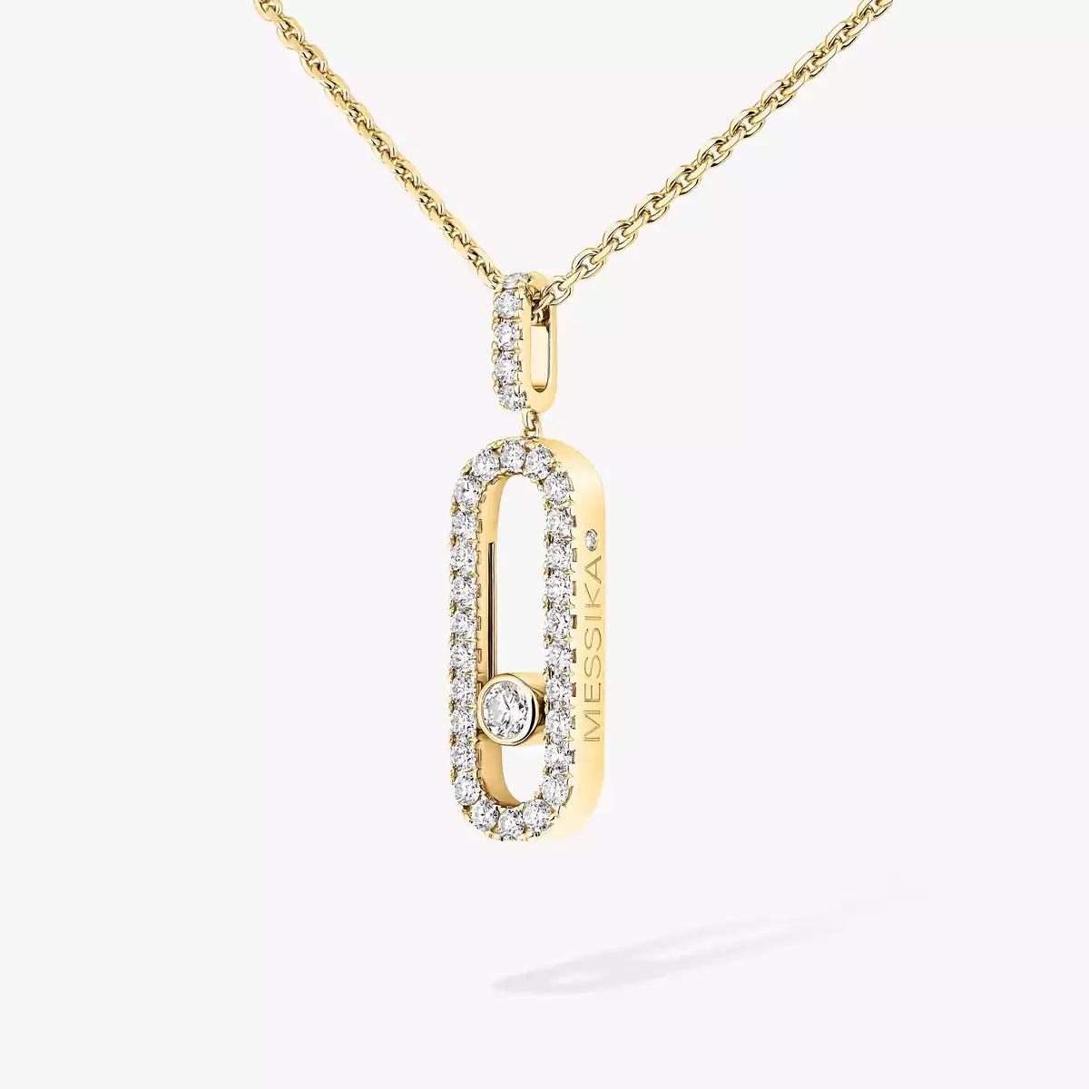 [Sprite Jewelry]Move Uno Diamond Necklace in Rose Gold
