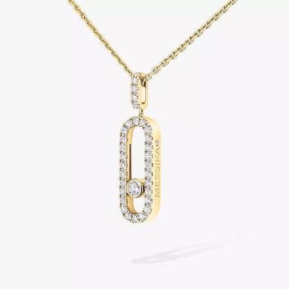 [Sprite Jewelry]Move Uno Diamond Necklace in Rose Gold