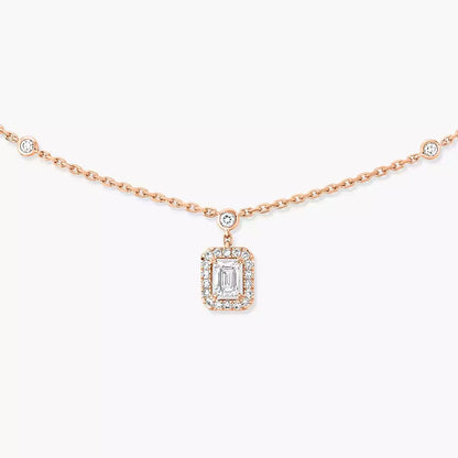 [Sprite Jewelry]My Twin Diamond Necklace in Silver