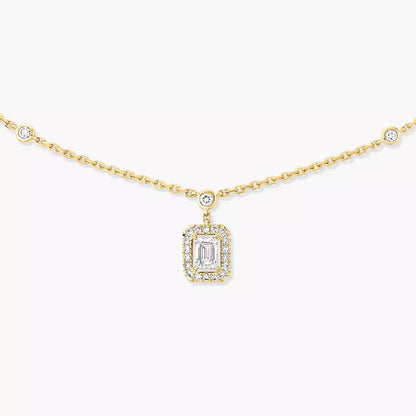 [Sprite Jewelry]My Twin Diamond Necklace in Silver