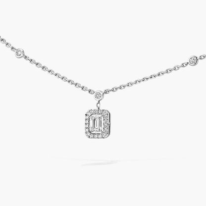 [Sprite Jewelry]My Twin Diamond Necklace in Silver