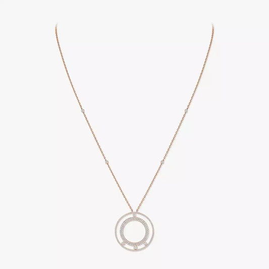 [Sprite Jewelry]Move Romane Long Pave_-Set Diamond Necklace