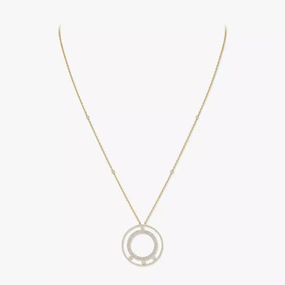 [Sprite Jewelry]Move Romane Long Pave_-Set Diamond Necklace