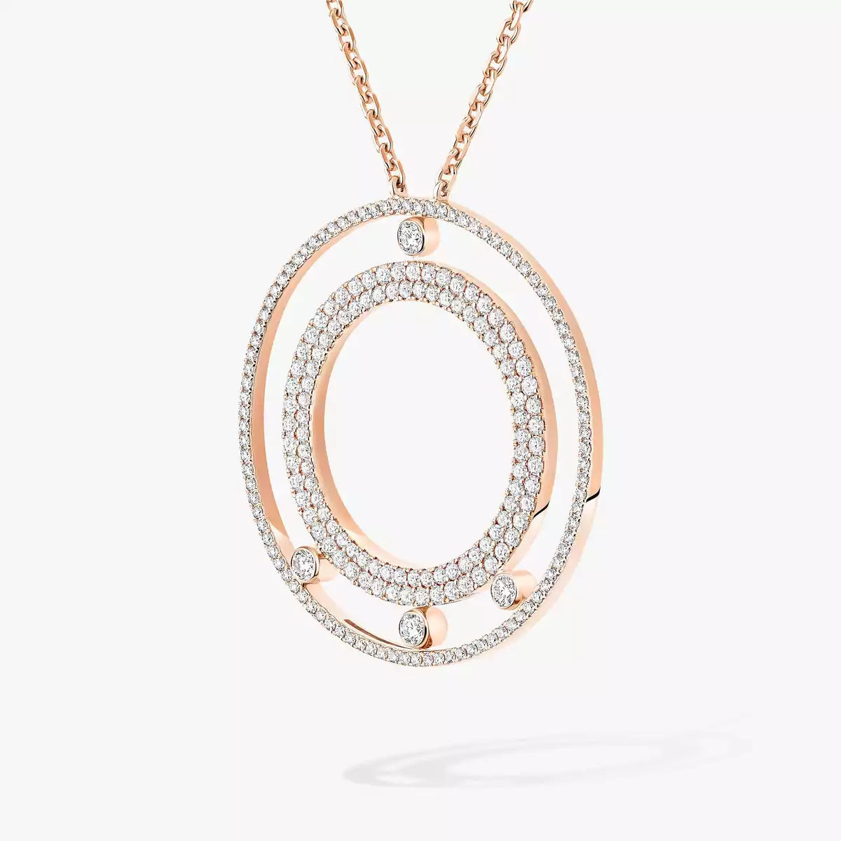 [Sprite Jewelry]Move Romane Long Pave_-Set Diamond Necklace