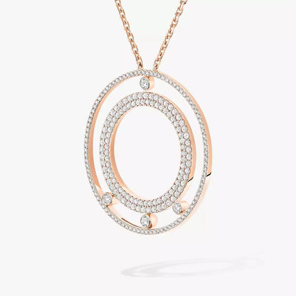 [Sprite Jewelry]Move Romane Long Pave_-Set Diamond Necklace