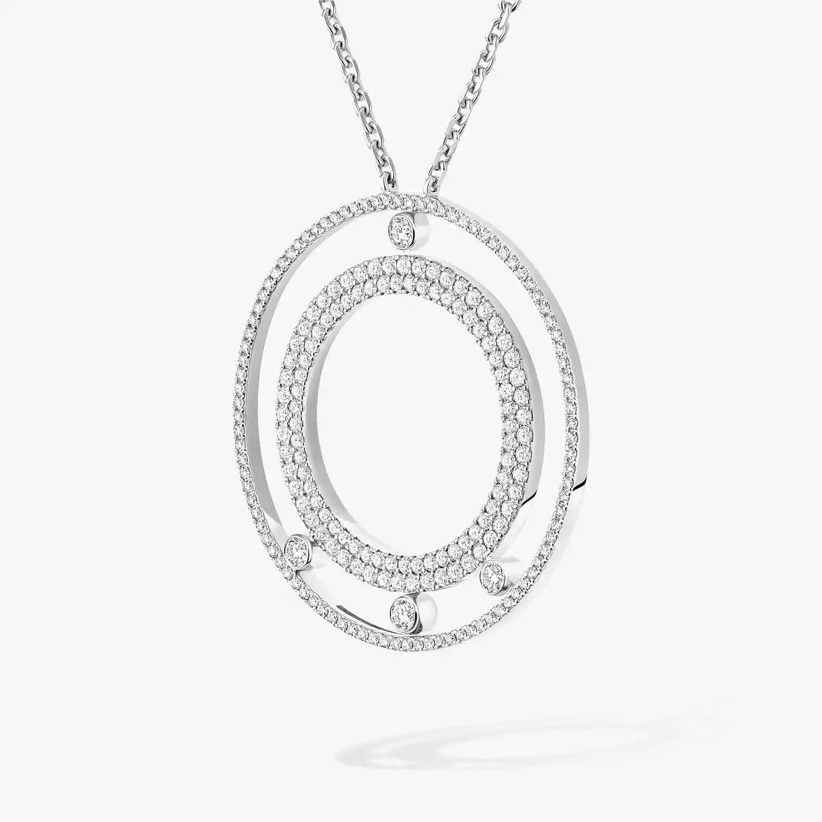 [Sprite Jewelry]Move Romane Long Pave_-Set Diamond Necklace