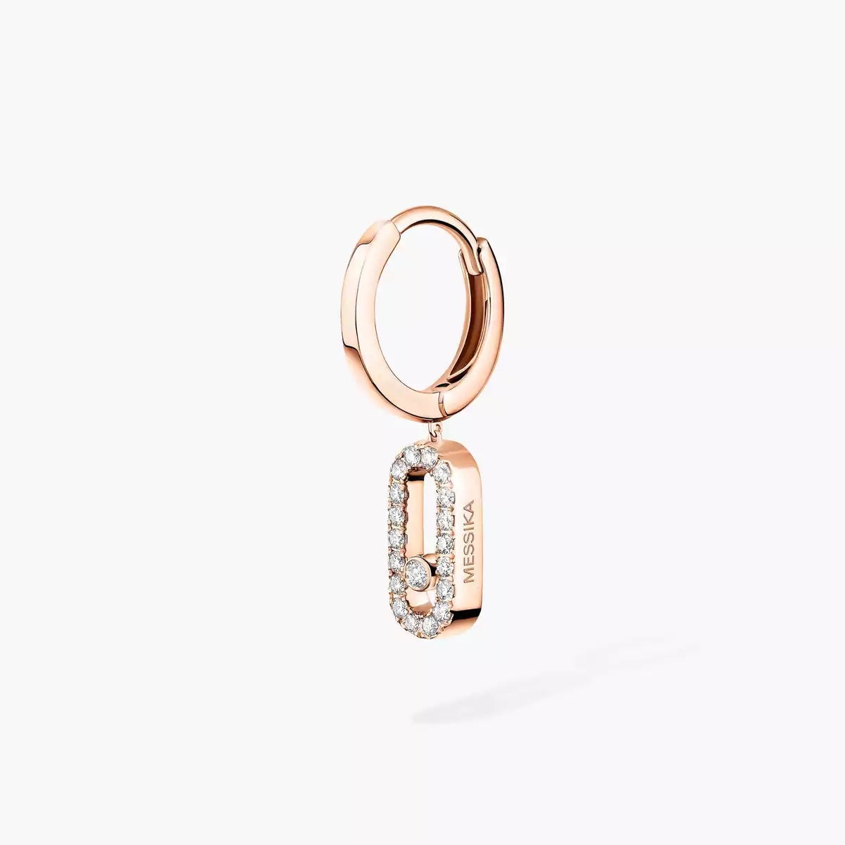 [Sprite Jewelry]Move Uno Single Diamond Hoop Earring