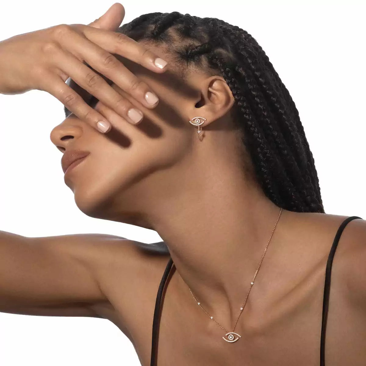 [Sprite Jewelry]Lucky Eye Diamond Earrings