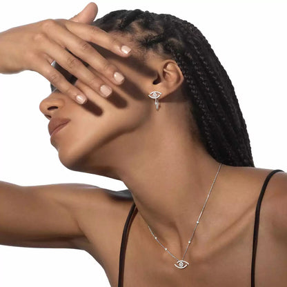 [Sprite Jewelry]Lucky Eye Diamond Earrings