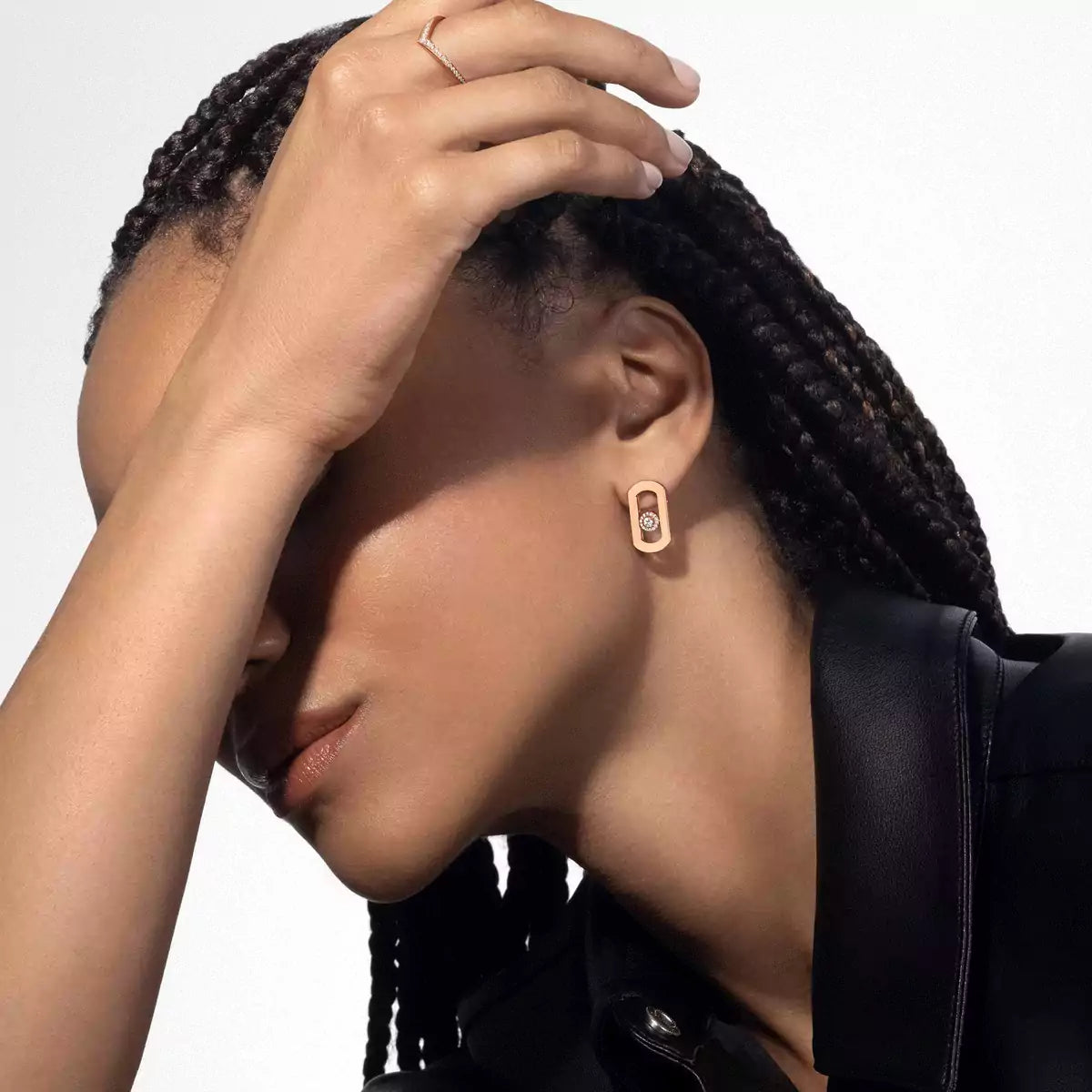 [Sprite Jewelry]So Move Diamond Earrings in Yellow Gold