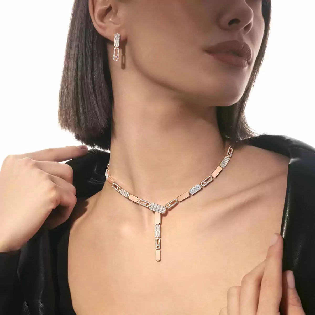 [Sprite Jewelry]Imperial Move SM Diamond Earrings