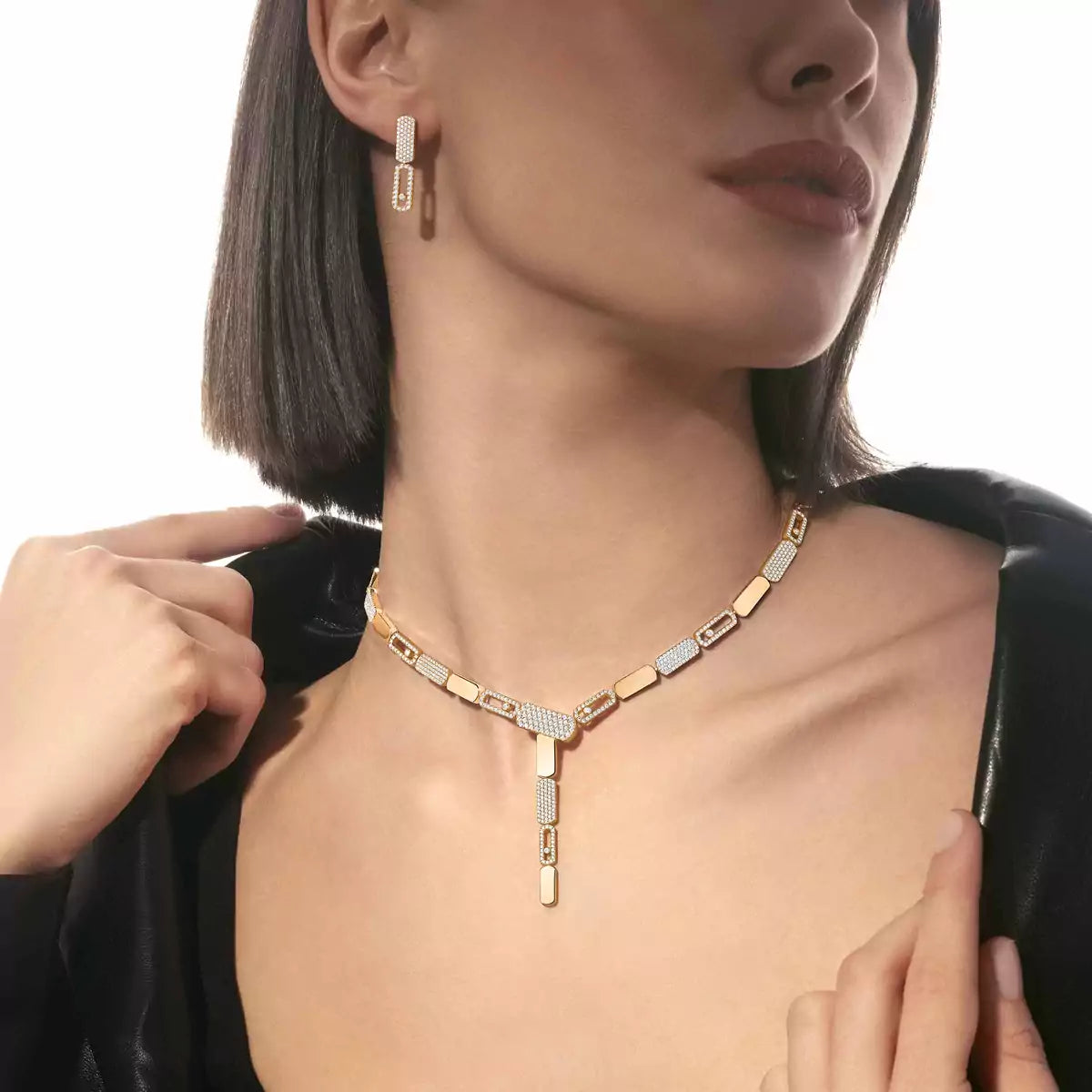 [Sprite Jewelry]Imperial Move SM Diamond Earrings