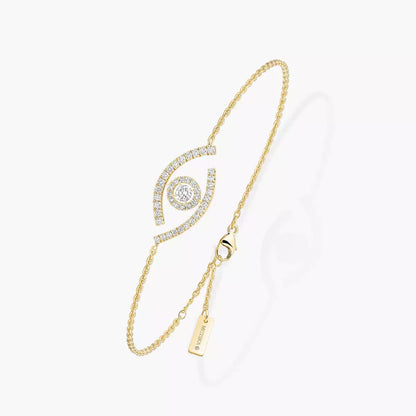 [Sprite Jewelry]Lucky Eye Pave-Set Diamond Bracelet