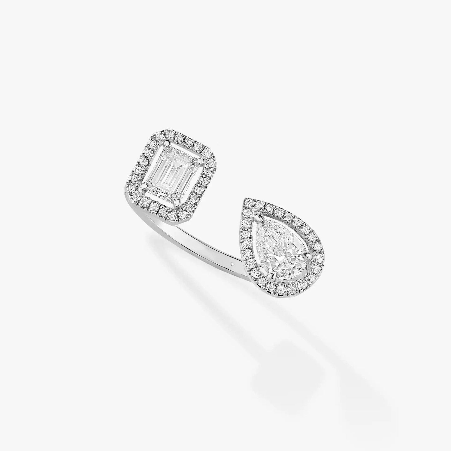 [Sprite Jewelry]MY TWIN TOI & MOI SILVER DIAMOND RING