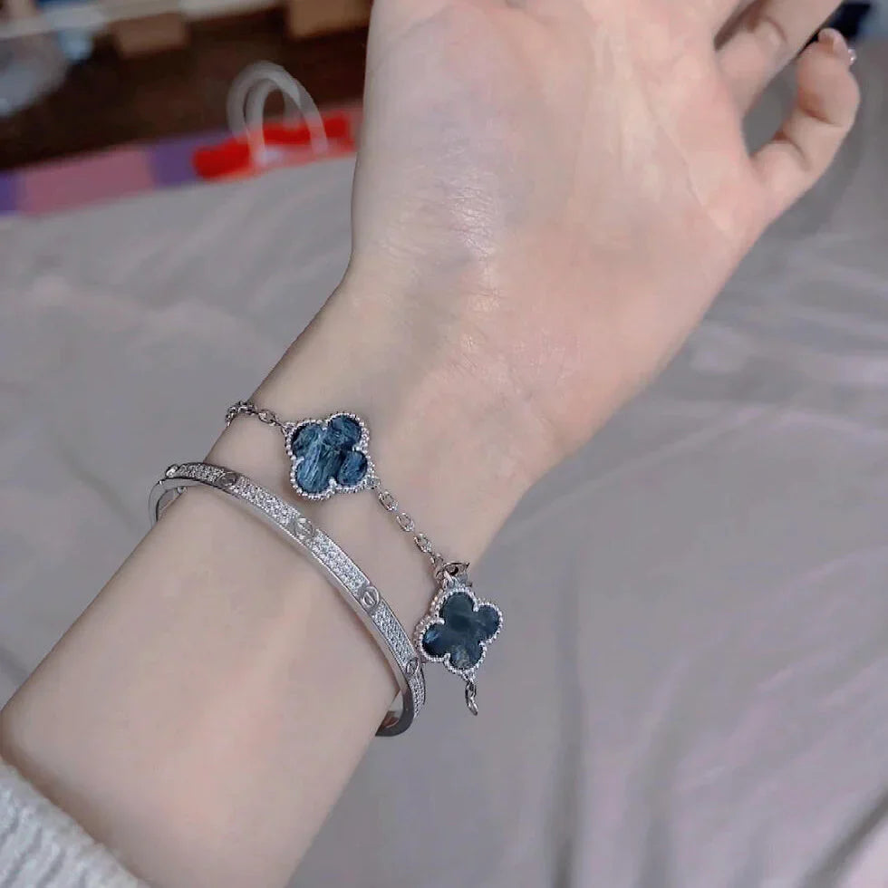 [Sprite Jewelry]New CLOVER 5 MOTIF PIETERSITE BRACELET COLLECTION