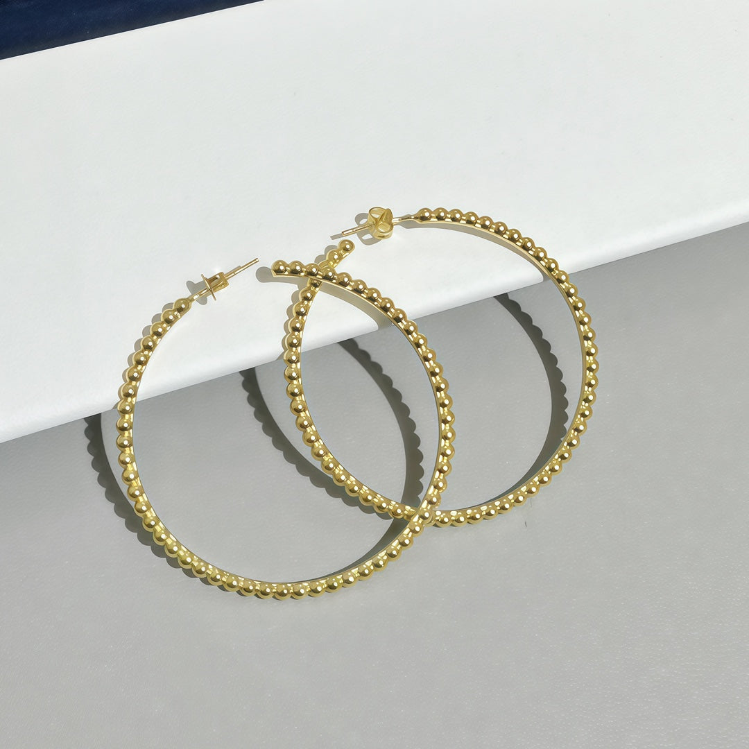[Sprite Jewelry] SMOOTH BEAD STUD EARRINGS