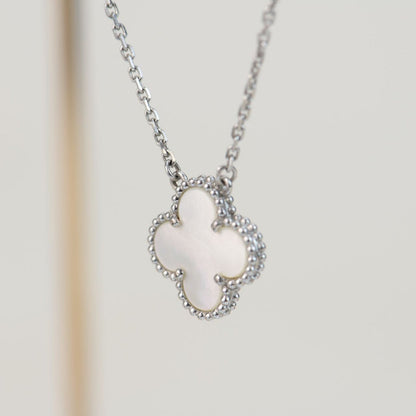 ¡®Sprite Jewelry¡¯CLOVER  15MM WHITE MOTHER-OF-PEARL SILVER