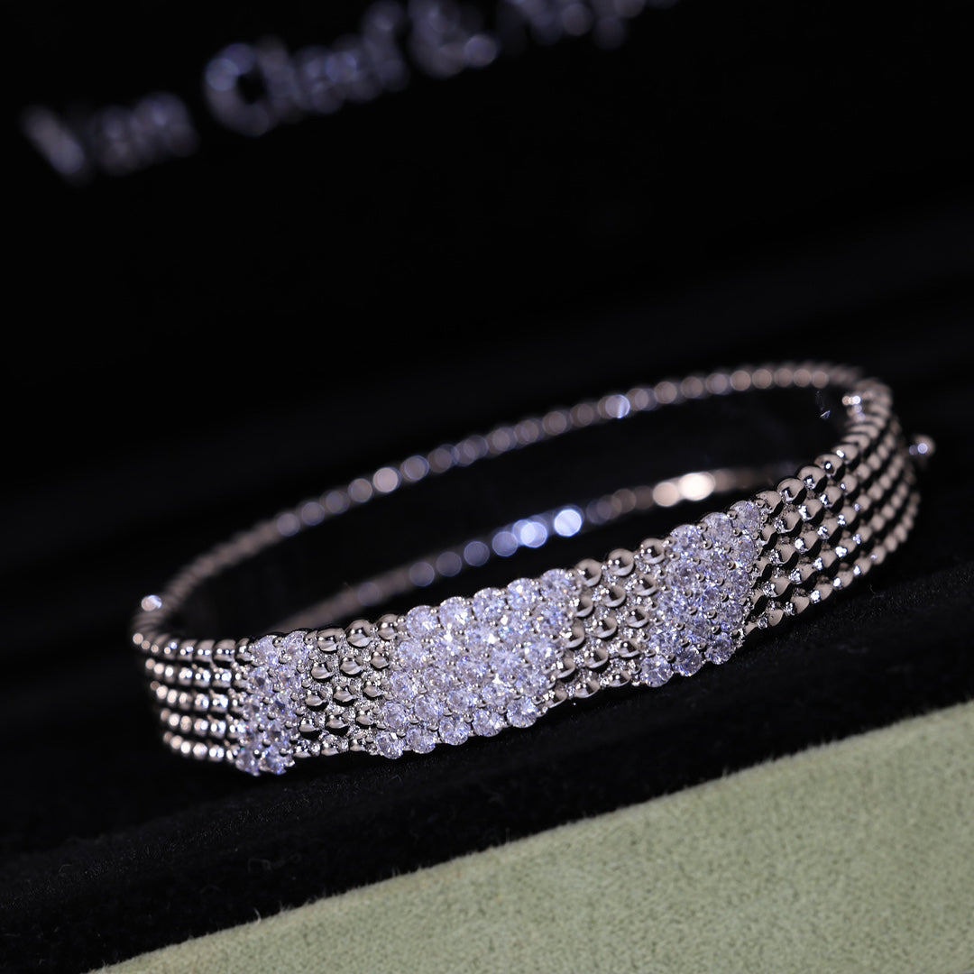 [Sprite Jewelry]  FIVE-ROW DIAMOND BRACELET