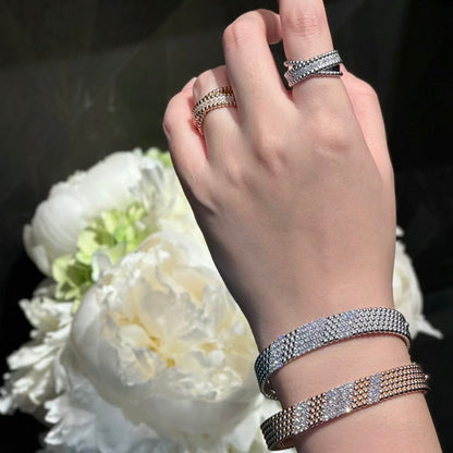 [Sprite Jewelry]  FIVE-ROW DIAMOND BRACELET