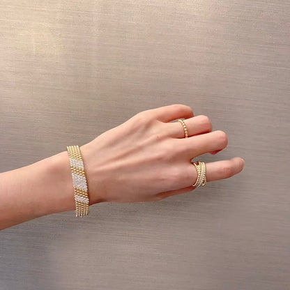 [Sprite Jewelry]  FIVE-ROW DIAMOND BRACELET