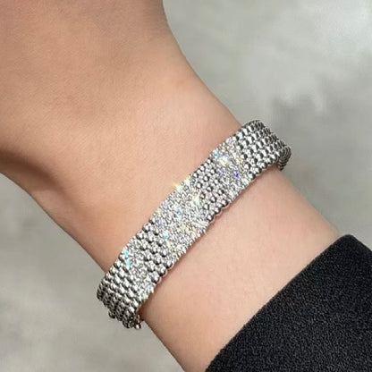 [Sprite Jewelry]  FIVE-ROW DIAMOND BRACELET