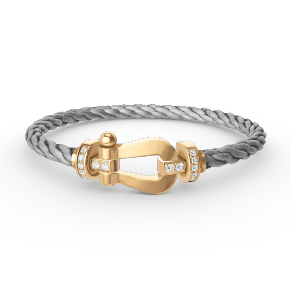 ¡®Sprite Jewelry¡¯FORCE LARGE HORSESHOE HALF DIAMOND BRACELET GOLD