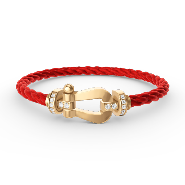 ¡®Sprite Jewelry¡¯FORCE LARGE HORSESHOE HALF DIAMOND BRACELET GOLD