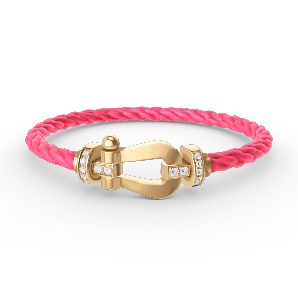 ¡®Sprite Jewelry¡¯FORCE LARGE HORSESHOE HALF DIAMOND BRACELET GOLD