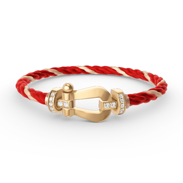 ¡®Sprite Jewelry¡¯FORCE LARGE HORSESHOE HALF DIAMOND BRACELET GOLD