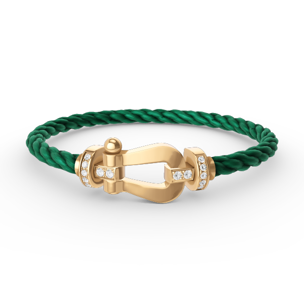 ¡®Sprite Jewelry¡¯FORCE LARGE HORSESHOE HALF DIAMOND BRACELET GOLD