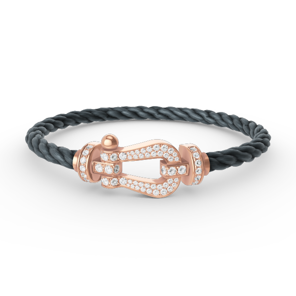 ¡®Sprite Jewelry¡¯FORCE LARGE HORSESHOE FULL DIAMOND BRACELET ROSE GOLD