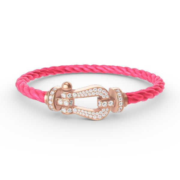 ¡®Sprite Jewelry¡¯FORCE LARGE HORSESHOE FULL DIAMOND BRACELET ROSE GOLD