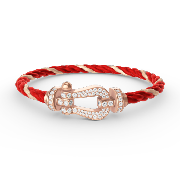 ¡®Sprite Jewelry¡¯FORCE LARGE HORSESHOE FULL DIAMOND BRACELET ROSE GOLD