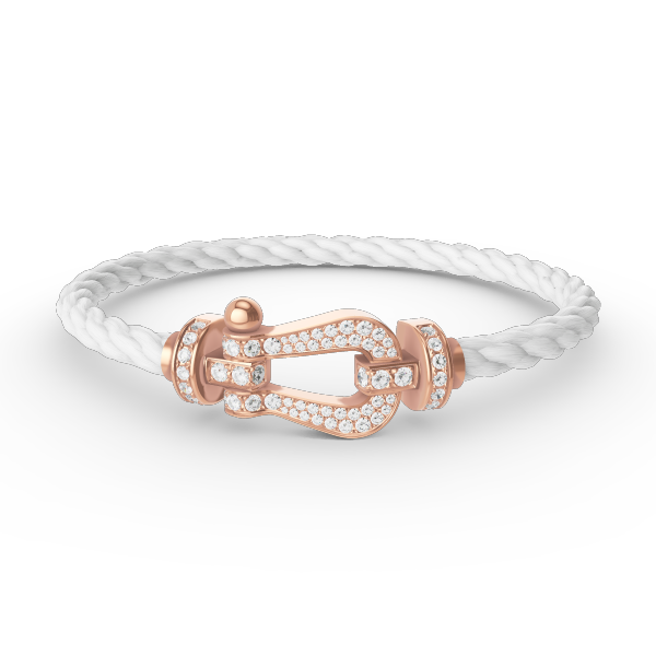 ¡®Sprite Jewelry¡¯FORCE LARGE HORSESHOE FULL DIAMOND BRACELET ROSE GOLD