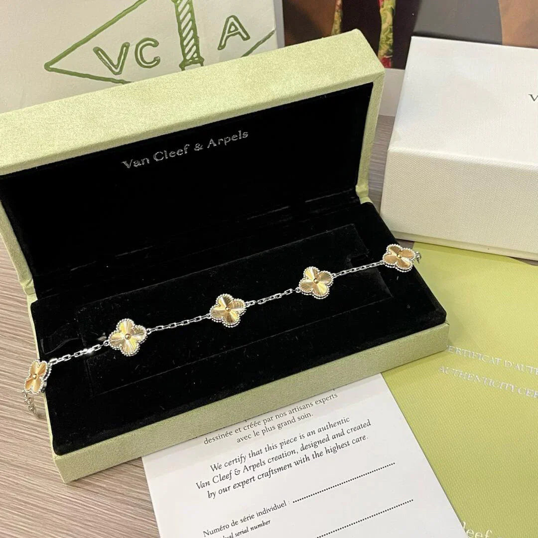 [Sprite Jewelry]New  CLOVER 5 MOTIF LASER BRACELET COLLECTION