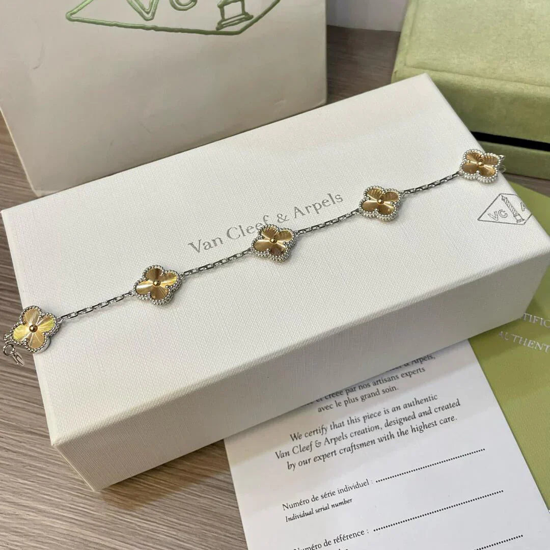 [Sprite Jewelry]New  CLOVER 5 MOTIF LASER BRACELET COLLECTION