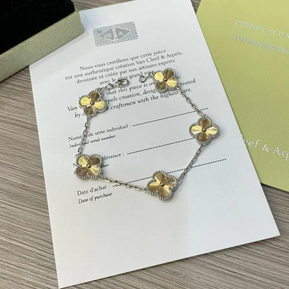 [Sprite Jewelry]New  CLOVER 5 MOTIF LASER BRACELET COLLECTION