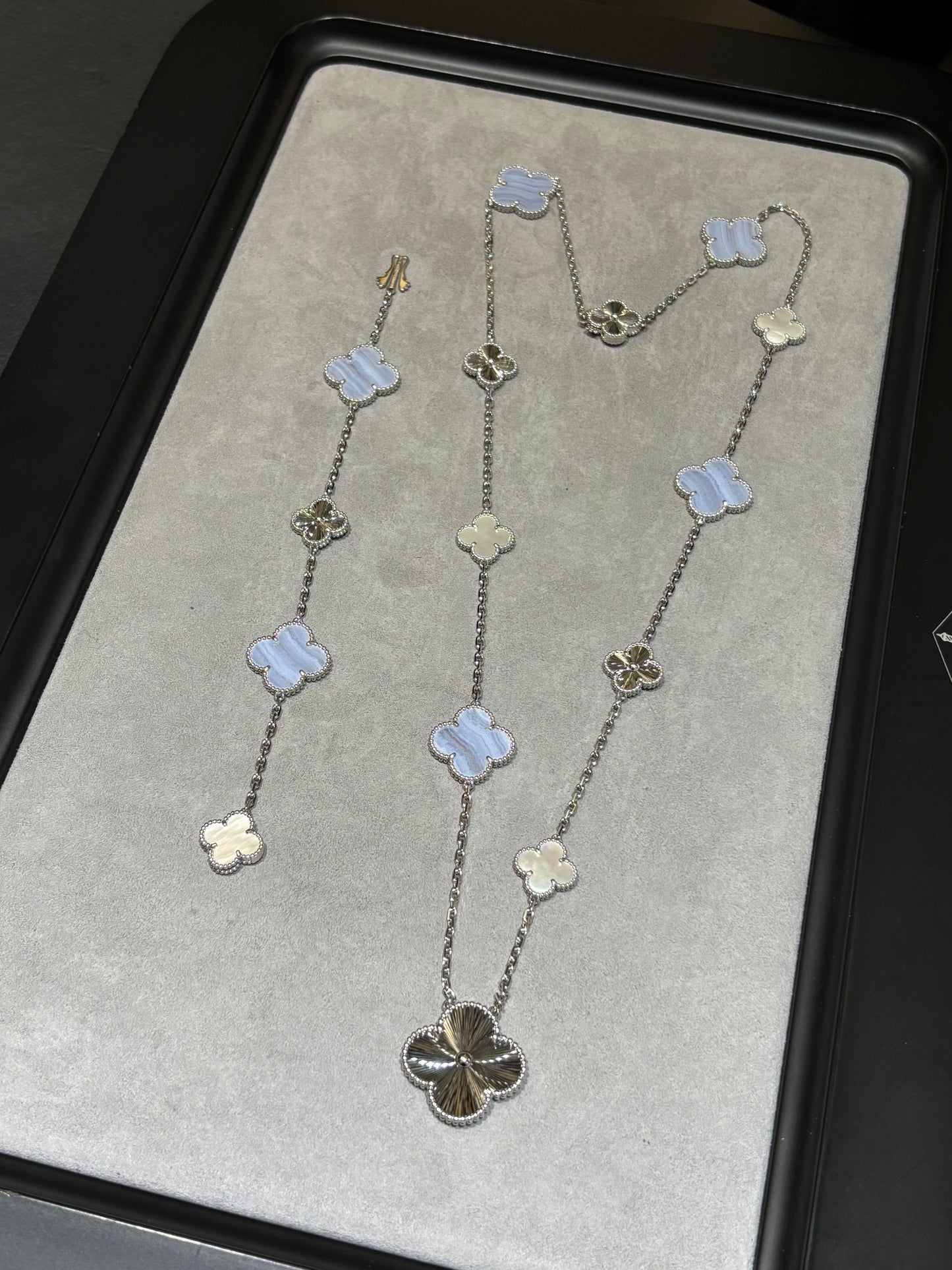 [¡®Sprite Jewelry¡¯] 25 NEW CLOVER 15 MOTIFS PURPLE CHALCEDONY