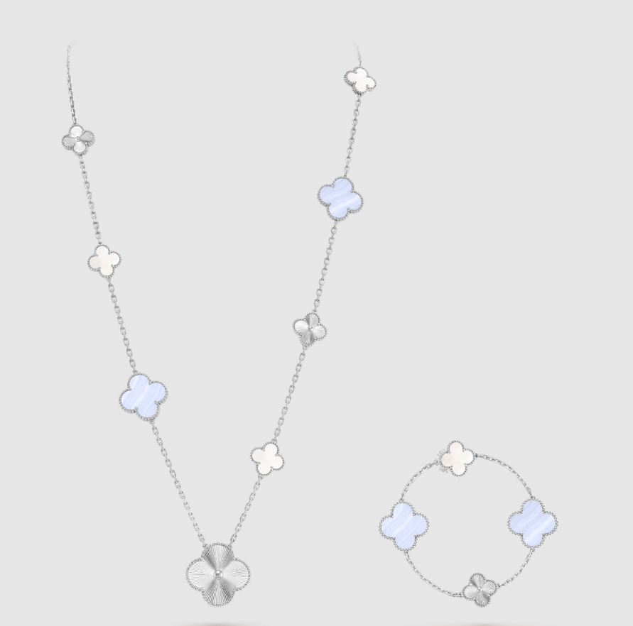 [¡®Sprite Jewelry¡¯] 25 NEW CLOVER 15 MOTIFS PURPLE CHALCEDONY