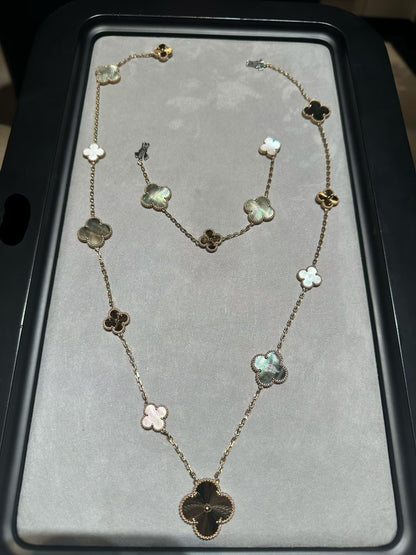 [¡®Sprite Jewelry¡¯] 25 NEW CLOVER 15 MOTIFS GRAY MOTHER-OF-PEARL