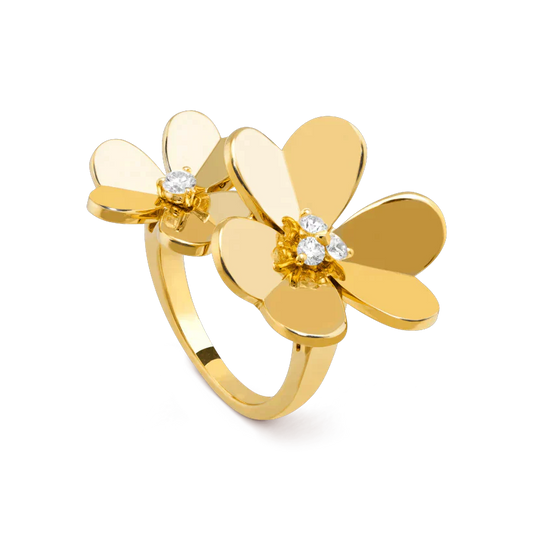 ¡®Sprite Jewelry¡¯CLOVER COMOS GOLD DIAMOND RING