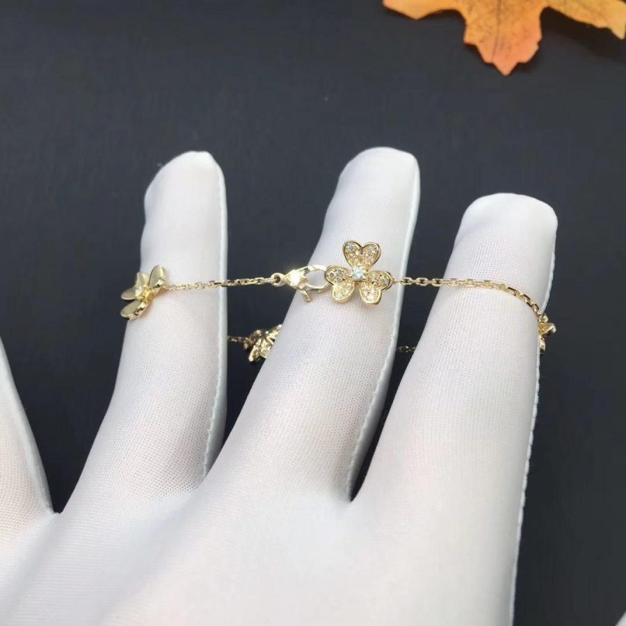 ¡®Sprite Jewelry¡¯FRIVOLE GOLD 5 FLOWERS BRACELET