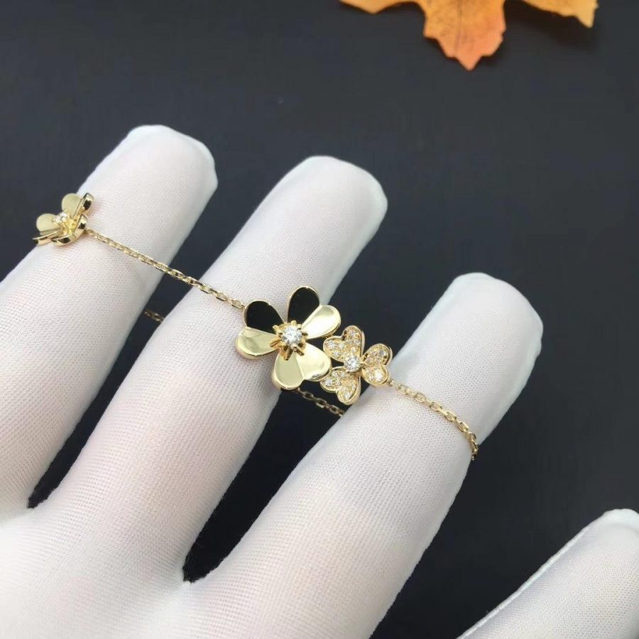 ¡®Sprite Jewelry¡¯FRIVOLE GOLD 5 FLOWERS BRACELET