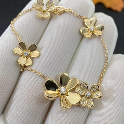 ¡®Sprite Jewelry¡¯FRIVOLE GOLD 5 FLOWERS BRACELET