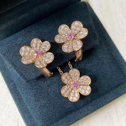 ¡®Sprite Jewelry¡¯FRIVOLE ROSE GOLD FLOWER DIAMOND NECKLACE