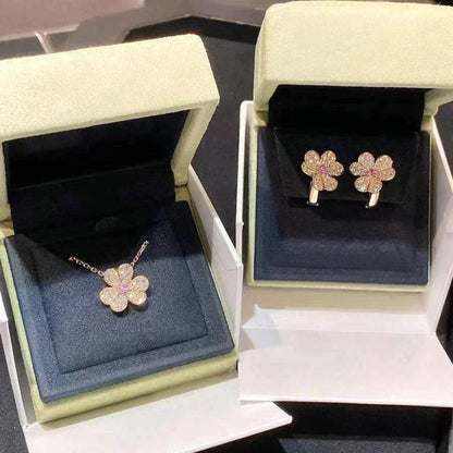 ¡®Sprite Jewelry¡¯FRIVOLE ROSE GOLD FLOWER DIAMOND NECKLACE